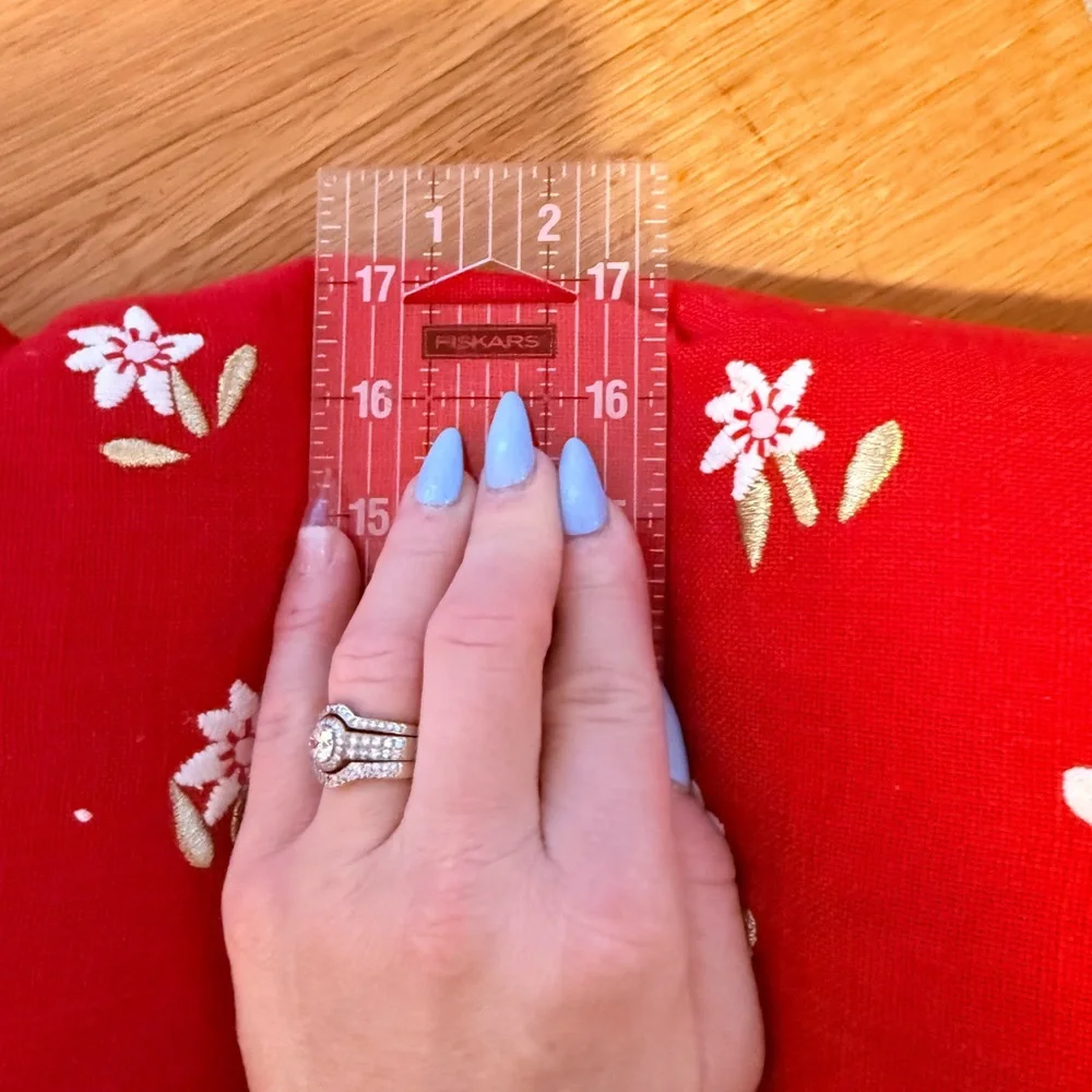 Target Red Floral and Heart Holiday Pillow (2 available) valentines
